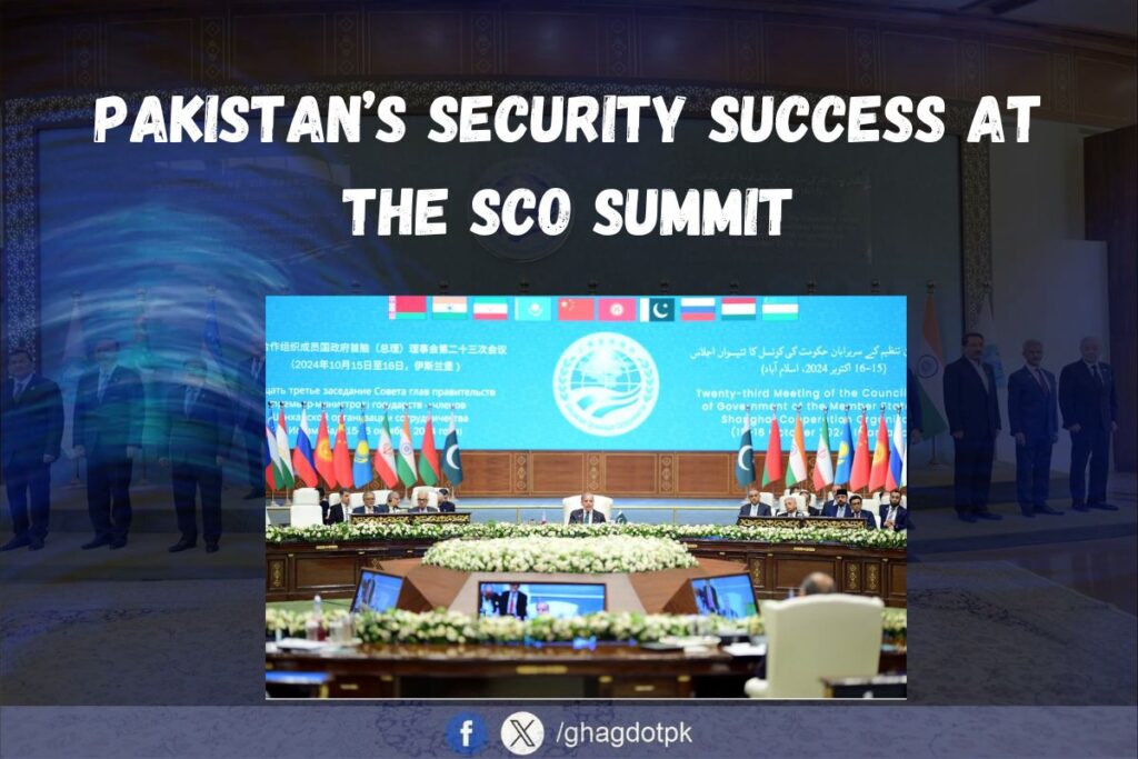 SCO conference Pakistan 2024